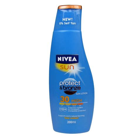 nivea sun bronze.